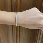 Load image into Gallery viewer, 14K GOLD SLEEK CHARMING DIAMOND BRACELET