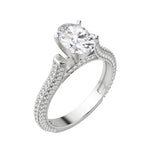 Load image into Gallery viewer, VITA OVAL CUT MOISSANITE ENGAGEMENT RING