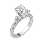 Load image into Gallery viewer, VITA RADIANT CUT MOISSANITE ENGAGEMENT RING