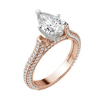 Load image into Gallery viewer, VITA PEAR CUT MOISSANITE ENGAGEMENT RING