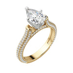 Load image into Gallery viewer, VITA PEAR CUT MOISSANITE ENGAGEMENT RING