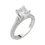 Load image into Gallery viewer, VITA ASSCHER CUT MOISSANITE ENGAGEMENT RING