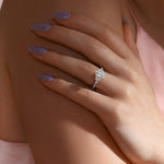 Load image into Gallery viewer, SERA EMERALD CUT MOISSANITE ENGAGEMENT RING