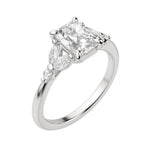 Load image into Gallery viewer, SERA RADIANT CUT MOISSANITE ENGAGEMENT RING