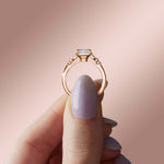 Load image into Gallery viewer, SERA HEART CUT MOISSANITE ENGAGEMENT RING