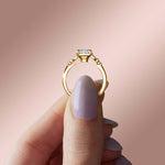 Load image into Gallery viewer, SERA HEART CUT MOISSANITE ENGAGEMENT RING