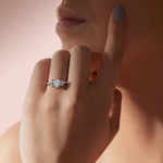 Load image into Gallery viewer, SERA HEART CUT MOISSANITE ENGAGEMENT RING