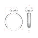 Load image into Gallery viewer, DUET HALO PRINCESS CUT MOISSANITE ENGAGEMENT RING