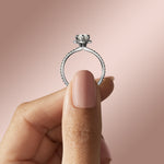 Load image into Gallery viewer, DUET HALO MARQUISE CUT ENGAGEMENT RING