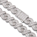 Load image into Gallery viewer, silver cuban link bracelet
