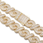 Load image into Gallery viewer, cuban link gold bracelet