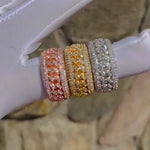 Load image into Gallery viewer, ICED OUT ROTATING SPINNING HIP HOP MOISSANITE DIAMONDS BIRTHDAY ANNIVERSARY RING