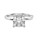 Load image into Gallery viewer, AYLA CUSHION CUT MOISSANITE ENGAGEMENT RING