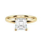 Load image into Gallery viewer, AMLA CLASSIC ASSCHER CUT MOISSANITE ENGAGEMENT RING