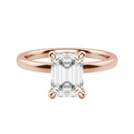 Load image into Gallery viewer, AMLA CLASSIC EMERALD CUT MOISSANITE ENGAGEMENT RING