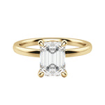 Load image into Gallery viewer, AMLA CLASSIC EMERALD CUT MOISSANITE ENGAGEMENT RING