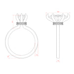 Load image into Gallery viewer, AMLA CLASSIC MARQUISE CUT MOISSANITE ENGAGEMENT RING
