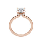 Load image into Gallery viewer, AMLA CLASSIC OVAL CUT MOISSANITE ENGAGEMENT RING
