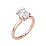 Load image into Gallery viewer, AMLA CLASSIC OVAL CUT MOISSANITE ENGAGEMENT RING
