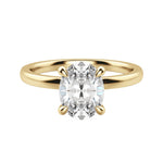Load image into Gallery viewer, AMLA CLASSIC OVAL CUT MOISSANITE ENGAGEMENT RING