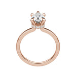 Load image into Gallery viewer, AMLA CLASSIC PEAR CUT MOISSANITE ENGAGEMENT RING