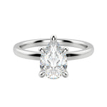 Load image into Gallery viewer, AMLA CLASSIC PEAR CUT MOISSANITE ENGAGEMENT RING