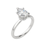 Load image into Gallery viewer, AMLA CLASSIC PEAR CUT MOISSANITE ENGAGEMENT RING