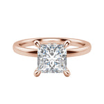 Load image into Gallery viewer, AMLA CLASSIC PRINCESS CUT MOISSANITE ENGAGEMENT RING