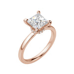 Load image into Gallery viewer, AMLA CLASSIC PRINCESS CUT MOISSANITE ENGAGEMENT RING