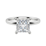Load image into Gallery viewer, AMLA CLASSIC PRINCESS CUT MOISSANITE ENGAGEMENT RING