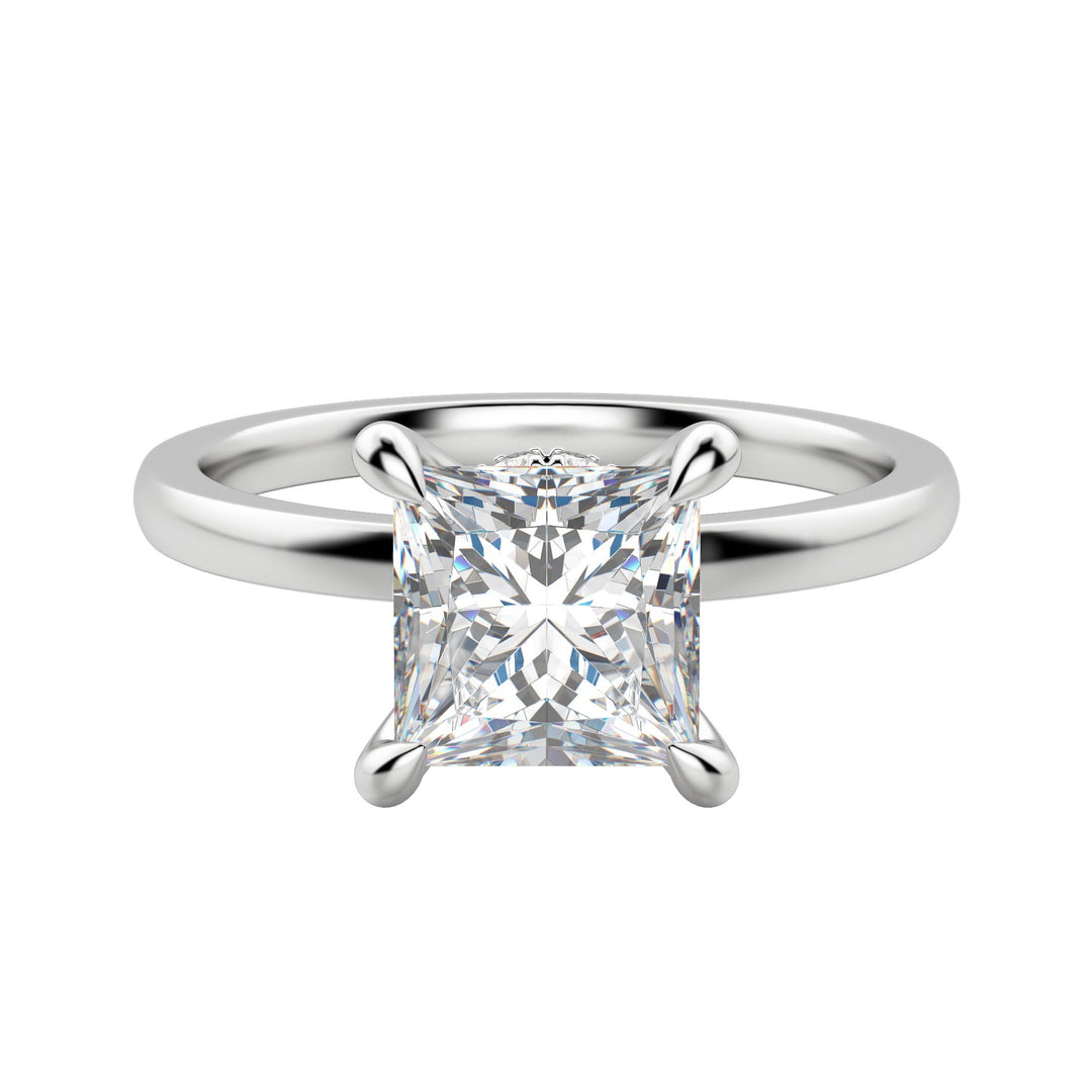 AMLA CLASSIC PRINCESS CUT MOISSANITE ENGAGEMENT RING