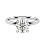 Load image into Gallery viewer, AMLA CLASSIC ROUND CUT MOISSANITE ENGAGEMENT RING