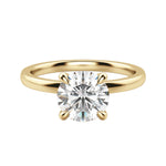 Load image into Gallery viewer, AMLA CLASSIC ROUND CUT MOISSANITE ENGAGEMENT RING