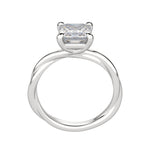 Load image into Gallery viewer, AYLA ASSCHER CUT MOISSANITE ENGAGEMENT RING