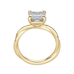 Load image into Gallery viewer, AYLA ASSCHER CUT MOISSANITE ENGAGEMENT RING