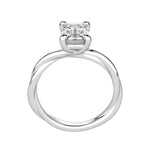 Load image into Gallery viewer, AYLA EMERALD CUT MOISSANITE ENGAGEMENT RING