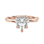 Load image into Gallery viewer, AYLA HEART CUT MOISSANITE ENGAGEMENT RING