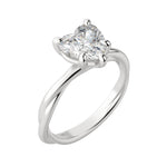 Load image into Gallery viewer, AYLA HEART CUT MOISSANITE ENGAGEMENT RING
