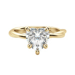 Load image into Gallery viewer, AYLA HEART CUT MOISSANITE ENGAGEMENT RING