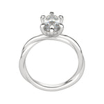 Load image into Gallery viewer, AYLA MARQUISE CUT MOISSANITE ENGAGEMENT RING