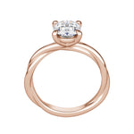Load image into Gallery viewer, AYLA OVAL CUT MOISSANITE ENGAGEMENT RING