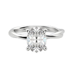 Load image into Gallery viewer, AYLA OVAL CUT MOISSANITE ENGAGEMENT RING