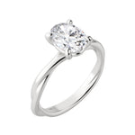 Load image into Gallery viewer, AYLA OVAL CUT MOISSANITE ENGAGEMENT RING