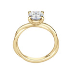 Load image into Gallery viewer, AYLA OVAL CUT MOISSANITE ENGAGEMENT RING