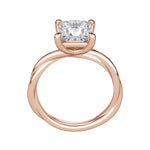 Load image into Gallery viewer, AYLA PRINCESS CUT MOISSANITE ENGAGEMENT RING