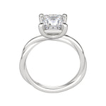 Load image into Gallery viewer, AYLA PRINCESS CUT MOISSANITE ENGAGEMENT RING