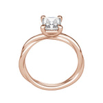Load image into Gallery viewer, AYLA RADIANT CUT MOISSANITE ENGAGEMENT RING
