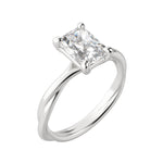 Load image into Gallery viewer, AYLA RADIANT CUT MOISSANITE ENGAGEMENT RING