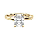 Load image into Gallery viewer, AYLA RADIANT CUT MOISSANITE ENGAGEMENT RING