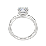 Load image into Gallery viewer, AYLA ROUND CUT MOISSANITE ENGAGEMENT RING